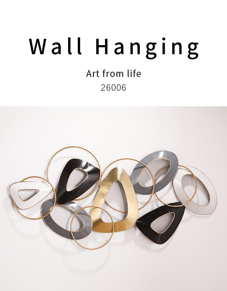 北欧风ins墙上装饰挂件墙面挂饰客厅背景墙壁饰金属壁挂墙饰详情图2