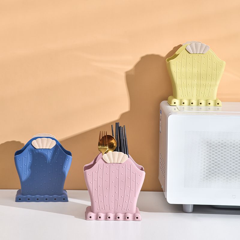 Home creative chopstick cage, kitchen chopstick storage, water-draining and ventilated chopstick box, multi-functional stationery and cosmetics storage details Picture