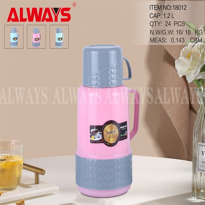 Yongfei 18012 glass inner liner thermos detail image 1