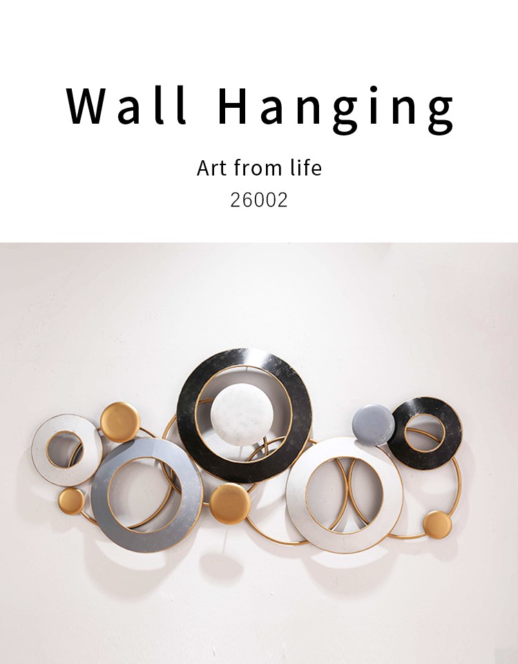 简约墙面装饰画铁艺壁饰客厅沙发背景墙金属墙饰玄关餐厅现代挂件详情1