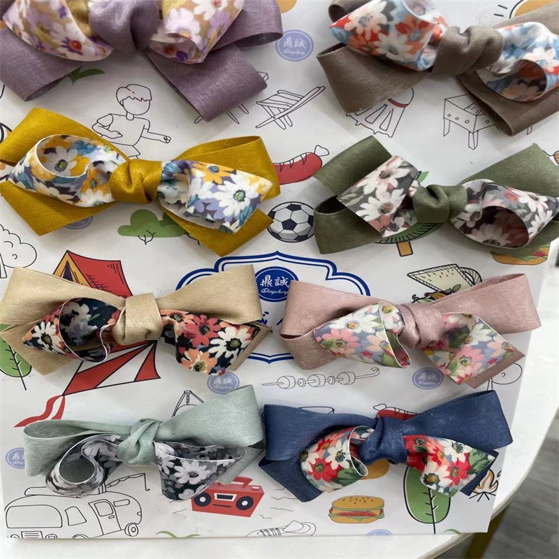 Dingcheng Webbing 4 cm large flower fabric headwear accessories, diy handcrafted bow ornaments, wedding bouquets, gift packaging detail image 3