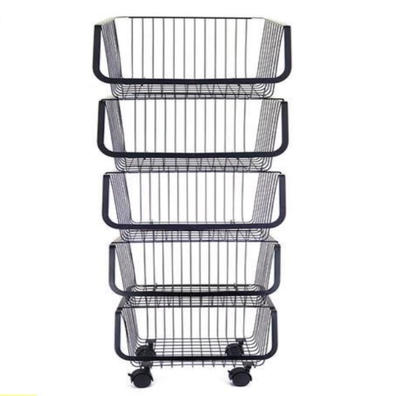 Double-layer storage baskets/racks/storage baskets detail image 4
