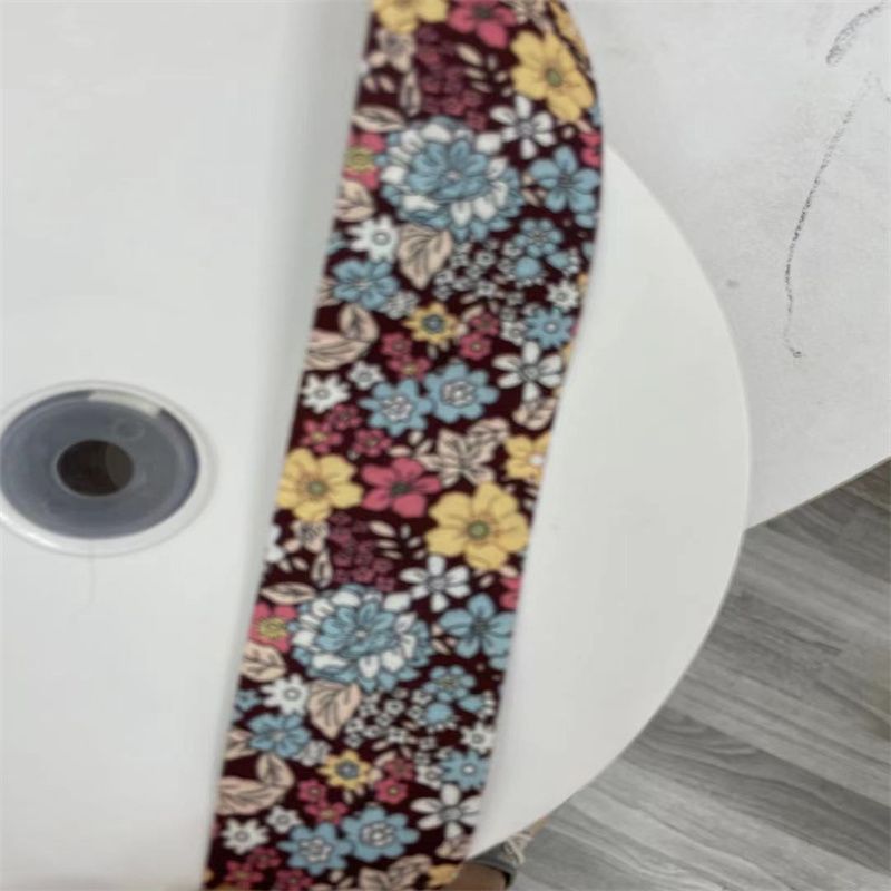 Dingcheng Webbing 4 cm large flower fabric headwear accessories, diy handcrafted bow ornaments, wedding bouquets, gift packaging details Picture