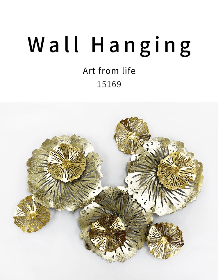  工艺品精致制作墙面装饰小资金色奢华墙壁3D立体镂空工艺雕花详情图1