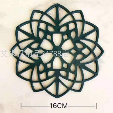 新款创意镂空隔热垫防滑家用杯垫多色餐垫防烫锅垫碗垫餐桌垫16cm详情图5