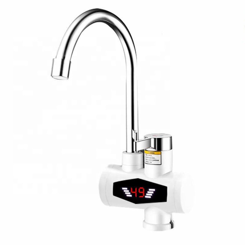 The 2000W electric water faucet from South America is an instant kitchen water heater that heats water quickly. It is a small kitchen water heater for bathrooms detail image 1