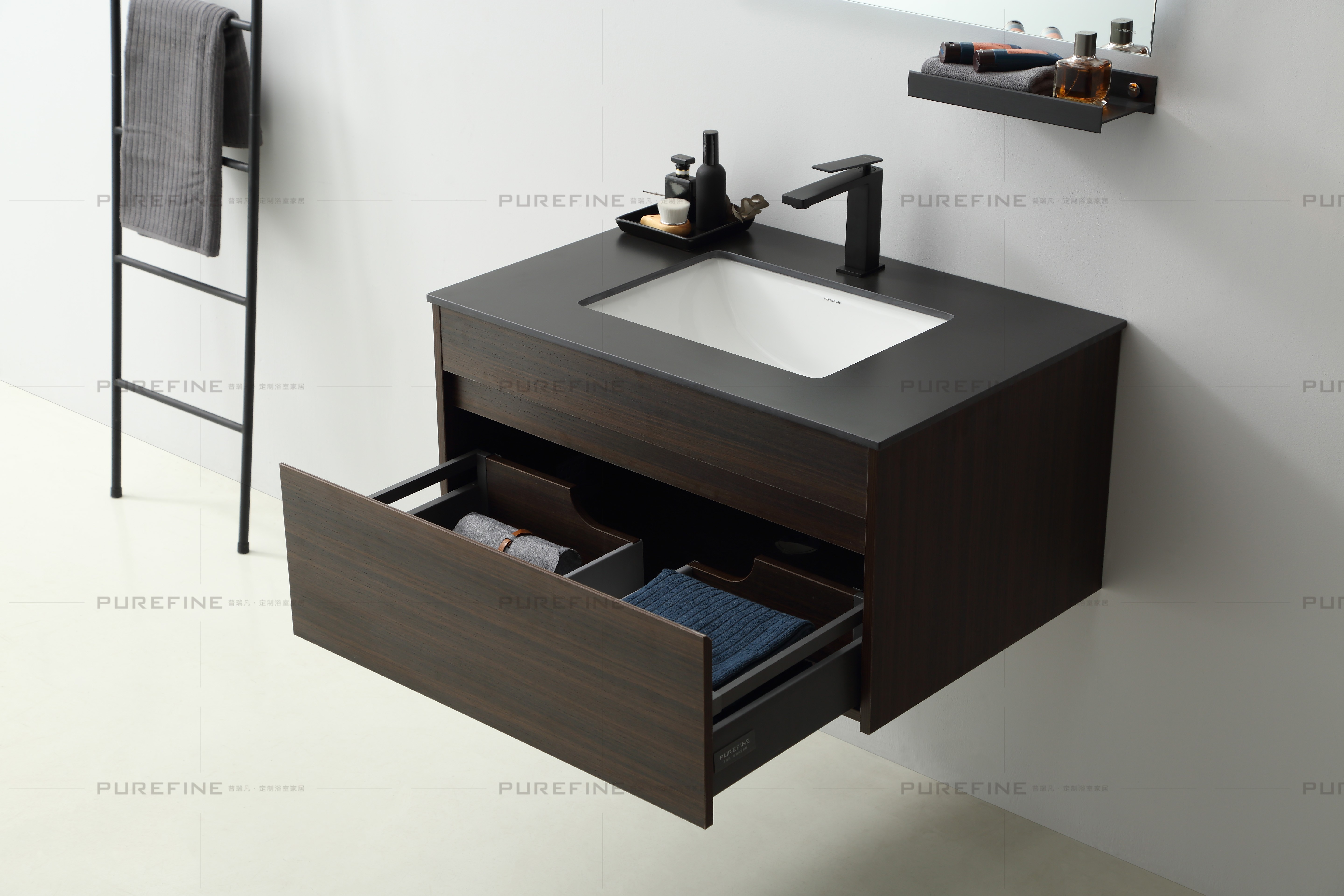Fanrong Building Materials' Purifan Star Luo series bathroom cabinets detail image 4