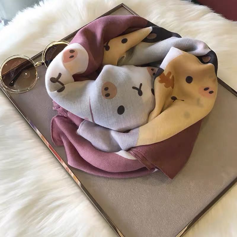 Women's scarves, trendy European and American style shawls, autumn and winter discount promotion season, versatile and casual coats, wholesale 505