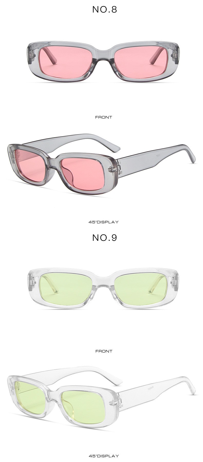 新款时尚花朵向日葵儿童太阳镜潮流果冻色眼镜太阳花装饰墨镜2021详情图7