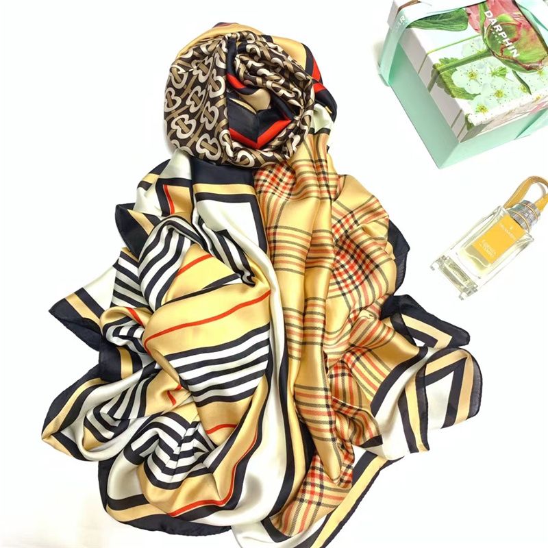 Boutique Jialai Spectrum Official Website Authentic Scarf Fashion Smooth Comfortable Health Care To Relieve Cervical Pain Improve Circulation Silk Scarf 38