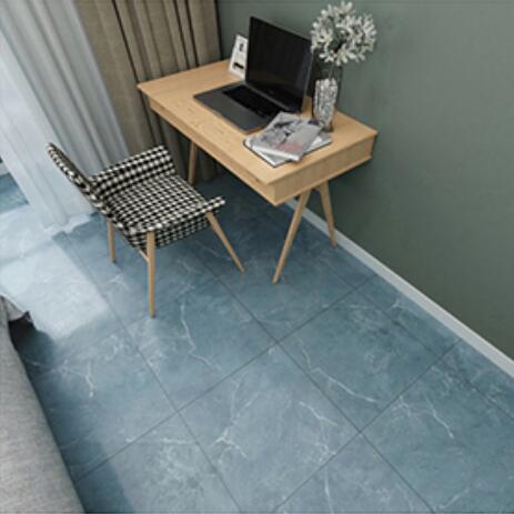 30*30cm Grayish green with white strips Waterproof peel  and stick floor tiles  Marble pattern vinyl floor peel and stick tiles Suitable  thumbnail