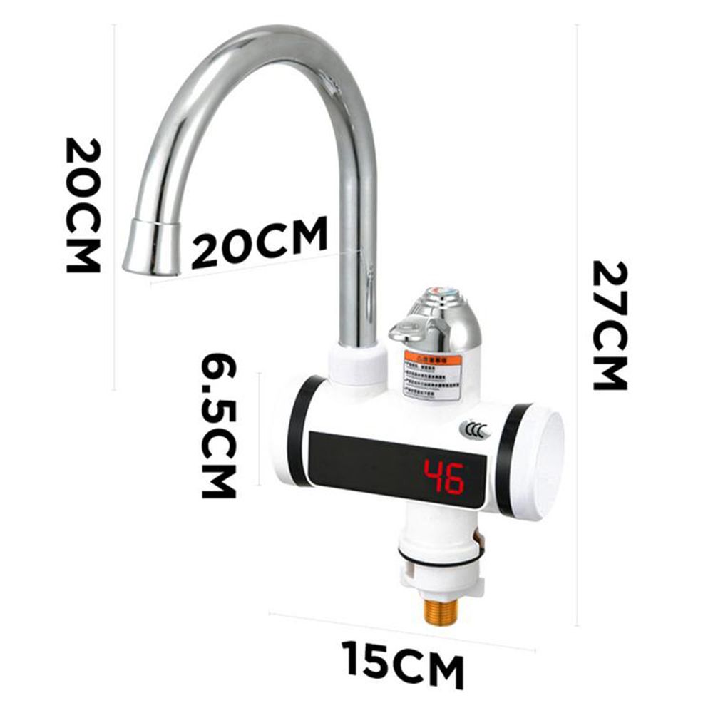 3000W instant electric water faucet, dual-purpose faucet for shower and bath, water heater, kitchen water heater, instant hot water faucet details Picture