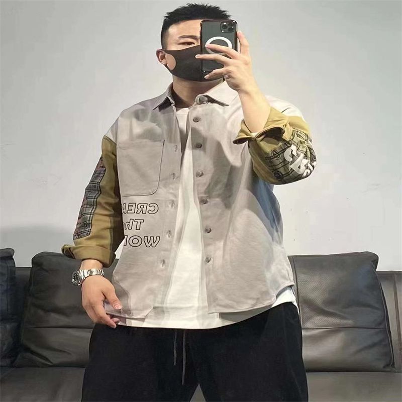 Men's Ogo New Summer Men's Top Short Sleeve T-Shirt Cool Youth Pure Cotton Print Color Breathable Sweat Coat 6