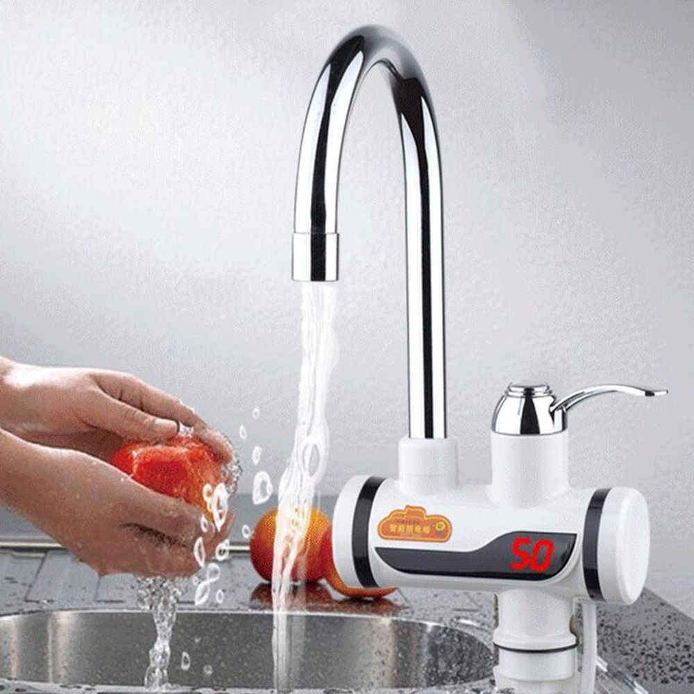 Electric water faucet, instant heating, quick heating through tap water, kitchen treasure, instant heating, household electric water heater Item Picture