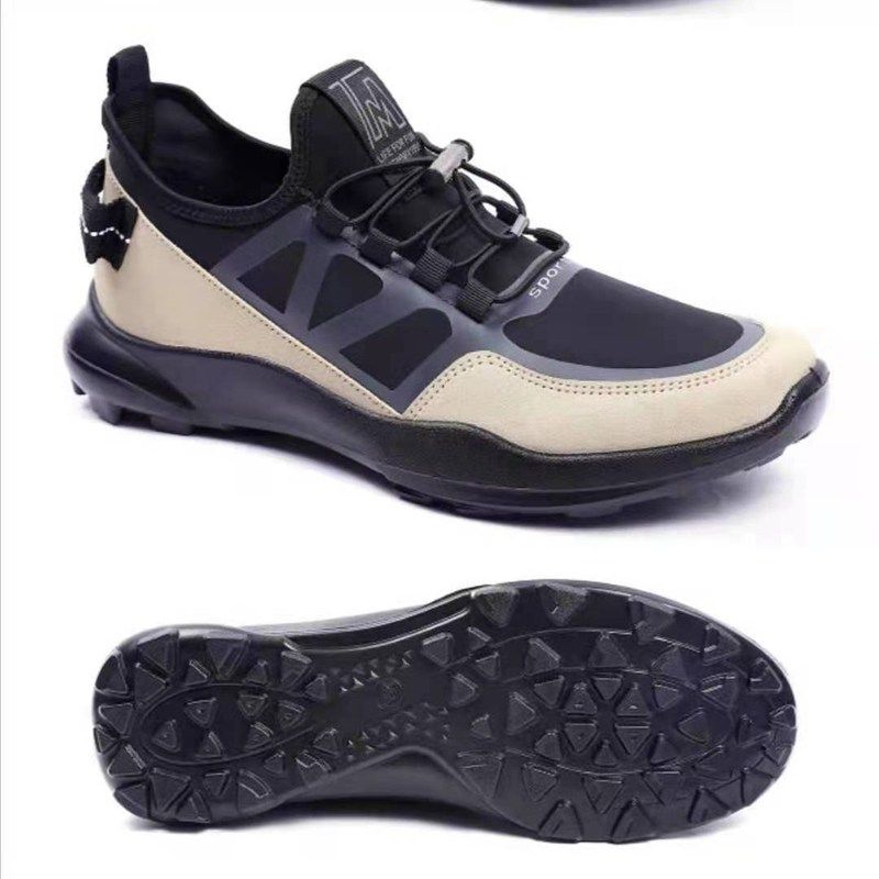 Flying Woven Breathable Lace-Up Casual Shoes Breathable With Holes Woven Surface Durable Comfortable Sports Shoes Men's Shoes Cushioned Sports O07 details Picture