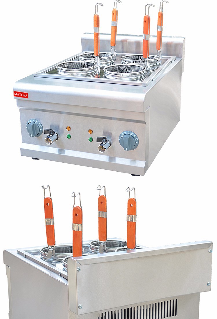 FY-4M desktop four-compartment electric hot pot noodle cooking machine, commercial four-hole soup noodle stove, beef offal spicy hot pot noodle cooking equipment detail image 6