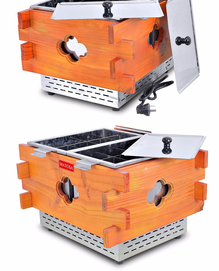 双缸电热关东煮FY-201-2商用十六格麻辣烫关东煮串串香小吃机详情图8