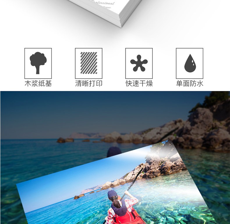 200g 高光防水相纸  A3 A4 A6 喷墨打印纸详情3