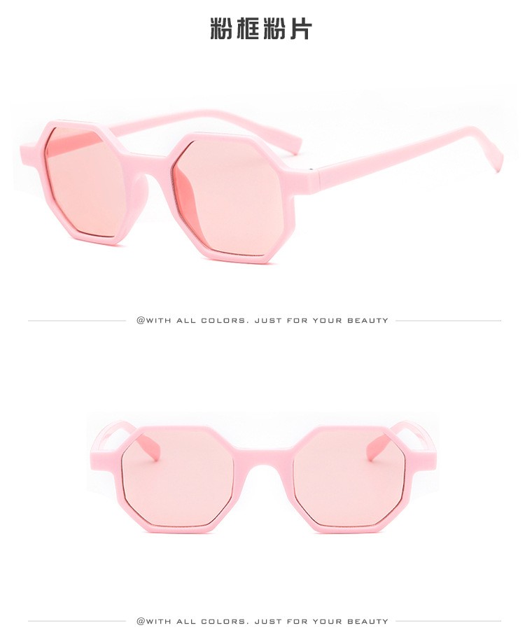 欧美新款太阳眼镜时尚街拍墨镜金属铰链多边形眼镜跨境潮流太阳镜详情图3