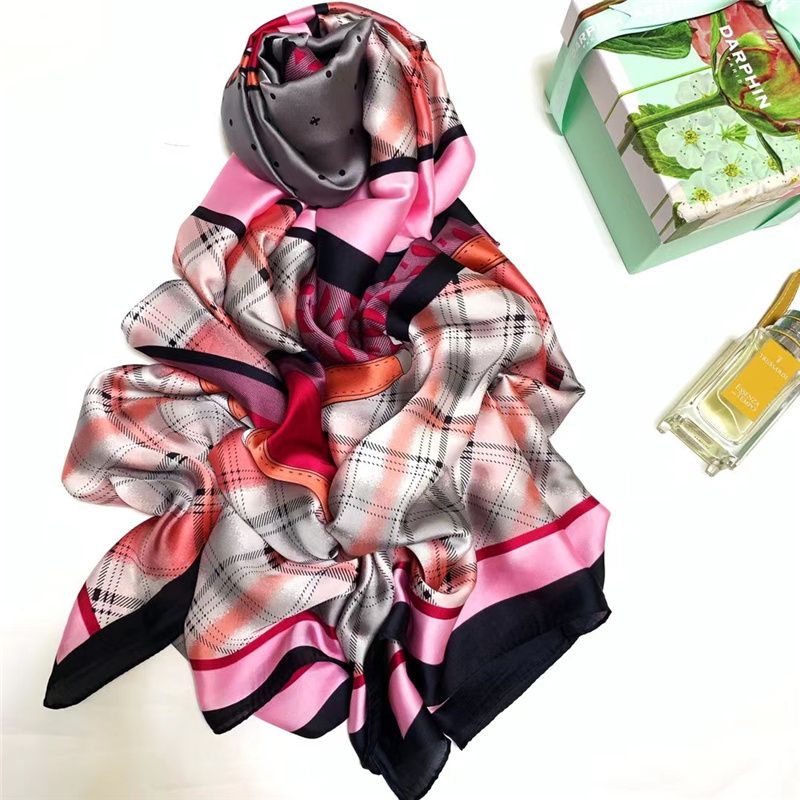 Boutique Spring And Autumn Imitation Cashmere Scarf Female Korean Version Of All Double-Sided Long Summer Shoulder Shoulder Air-Conditioned Room Shawl With Dual-Use 36
