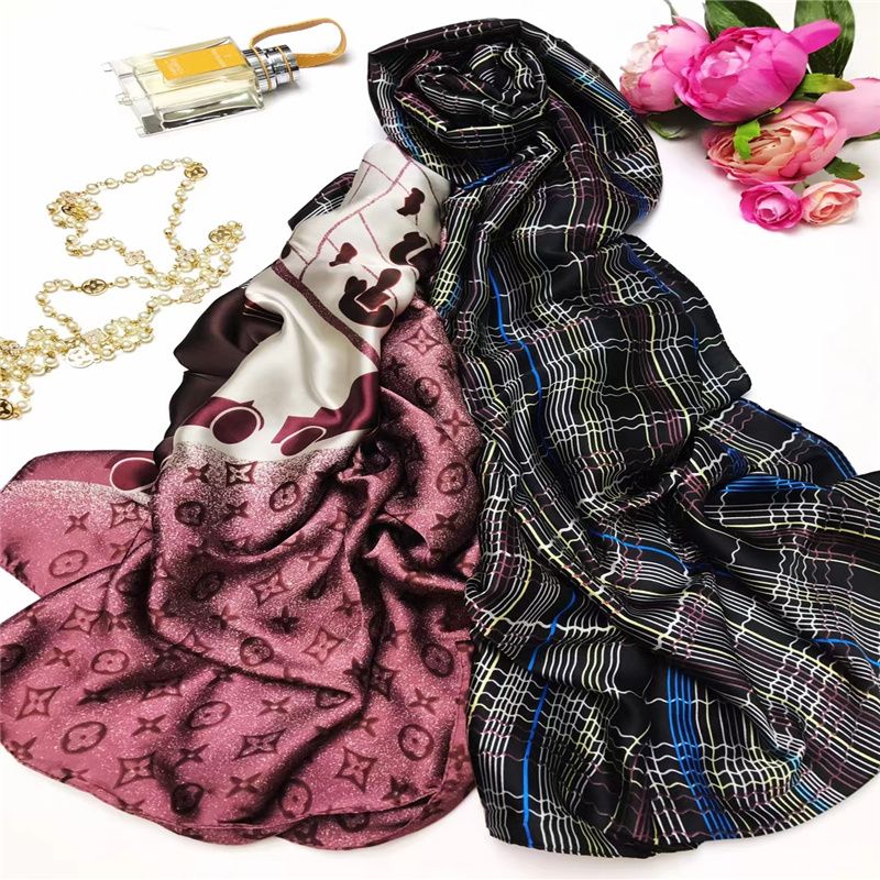 Boutique Spring And Autumn Imitation Cashmere Scarf Female Korean Version Of All Double-Sided Long Summer Shoulder Shoulder Air-Conditioned Room Shawl With Dual-Use 40