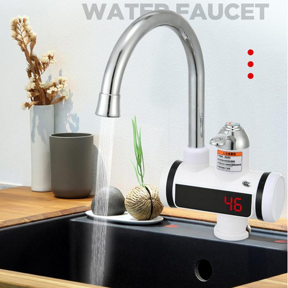 3000W electric hot water faucet, instant heating type, kitchen water heater, hot water for tap water, household shower detail image 13