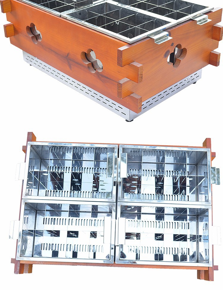 Four-tank electric hot pot FY-204 commercial 32-compartment spicy hot pot machine, skewer and octopus ball machine detail image 6