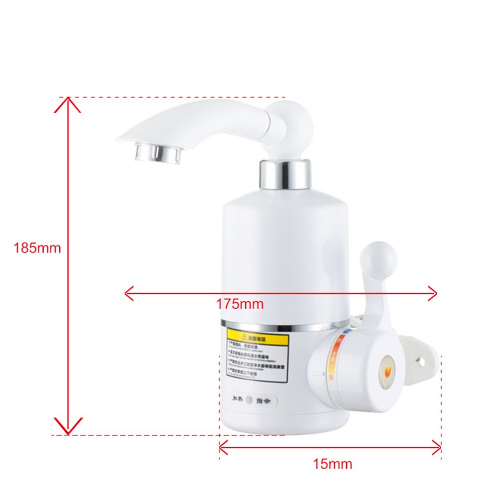 3000W instant electric water faucet, dual-purpose faucet for shower and bath, water heater, kitchen water heater, instant hot water faucet pic 6