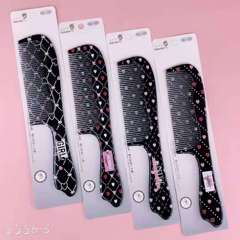 椭圆形折叠带梳镜子花开木木浙江萌卡通梳 厂家直销批发详情1