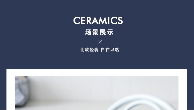 Ceramic baking bowls with handles, Nordic gold-edged fruit bowls, salad bowls, household tableware, breakfast bowls, instant noodle bowls detail image 5