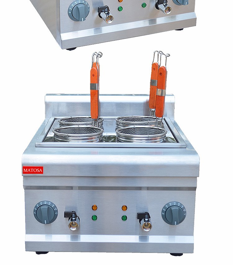 FY-4M desktop four-compartment electric hot pot noodle cooking machine, commercial four-hole soup noodle stove, beef offal spicy hot pot noodle cooking equipment detail image 5