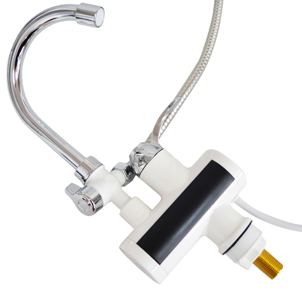 The electric hot water faucet is a quick-heating type for both hot and cold showers. It heats water quickly and is a small kitchen water heater in the bathroom detail image 9