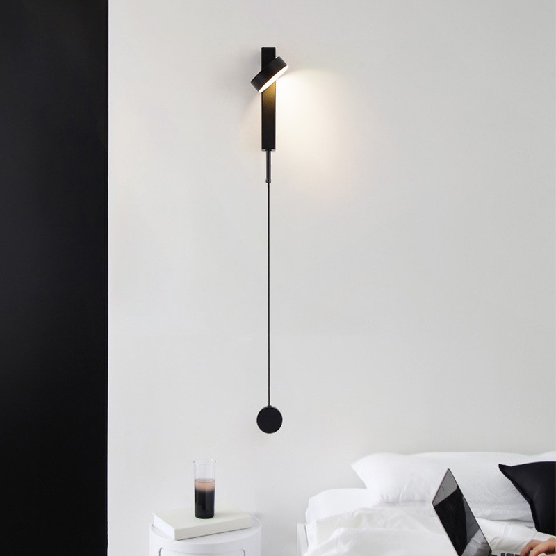 极简壁灯现代简约卧室床头灯创意个性时尚北欧led客厅过道灯墙灯详情图5