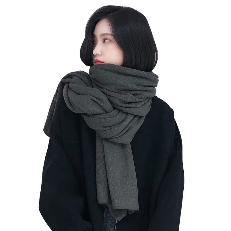 围巾女士欧美风潮流披肩秋冬折扣促销季外套百搭休闲批发586