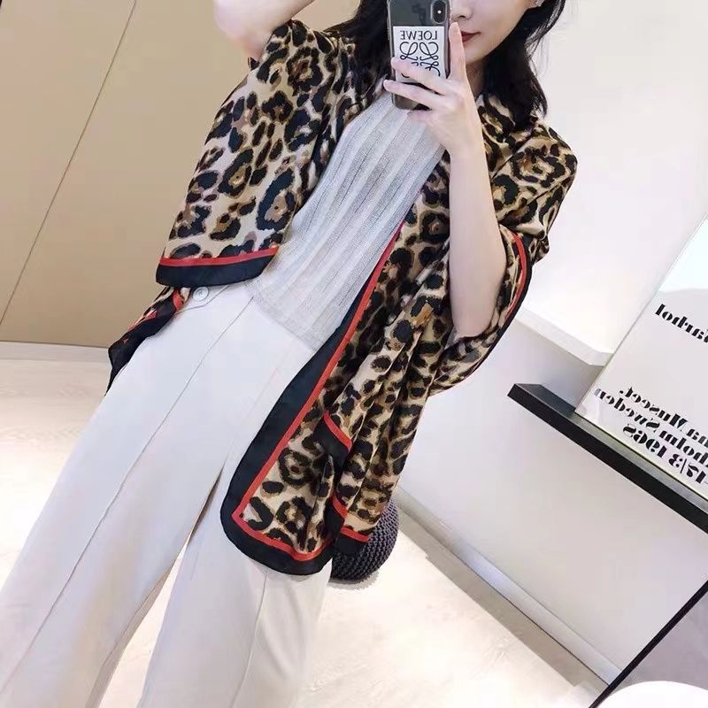Premium mid-thick Italian elegant pure wool summer air-conditioned room shawl Travel large shawl 39