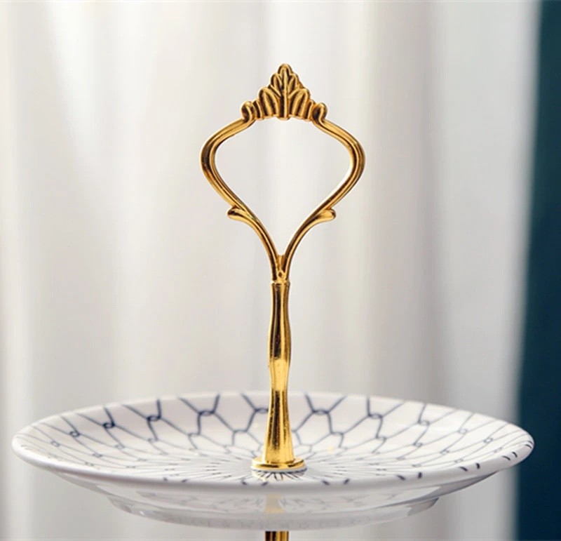 多层水果盘欧式客厅家用双层三层糖果零食收纳盘子茶几甜品点心架详情图19