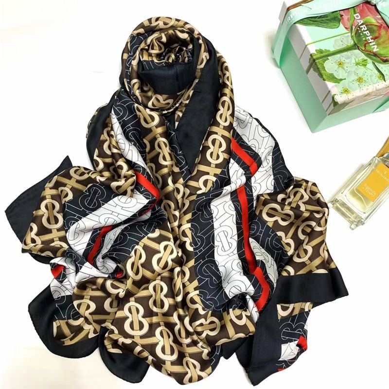 Fine Silk Scarf Women Spring And Autumn All The Fashion Mulberry Silk Suembroidery Scarf Gift Green Cheongsam With Shawl 43