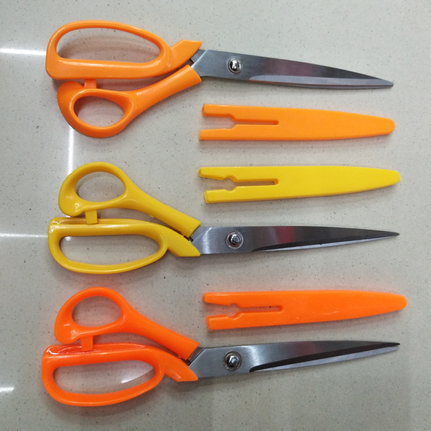 Office and educational knives, tools, tailor scissors, sleeve tailor scissors, stainless steel band sleeve tailor scissors, office scissors, hardware knives, hardware tools, knives and scissors full figure