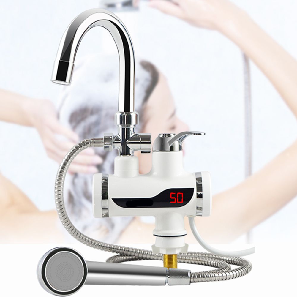 Electric water faucet, instant heating, quick heating through tap water, kitchen treasure, instant heating, household electric water heater Specification image