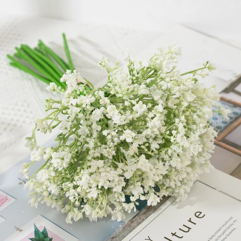 Starry Sky Notes, artificial flowers, night-blooming jasmine, home decoration, wedding bouquets, materials, photography props, handicrafts detail image 6