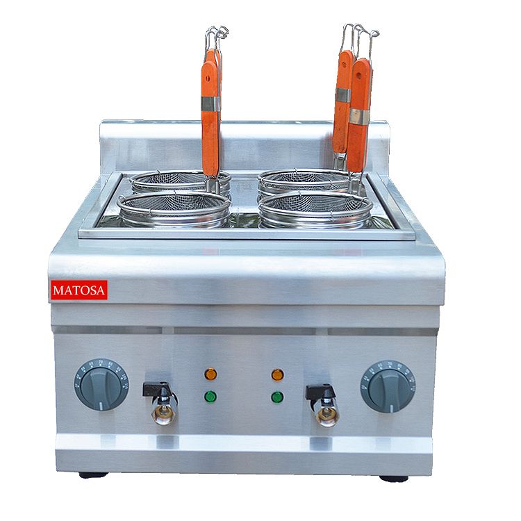 FY-4M desktop four-compartment electric hot pot noodle cooking machine, commercial four-hole soup noodle stove, beef offal spicy hot pot noodle cooking equipment Specification image