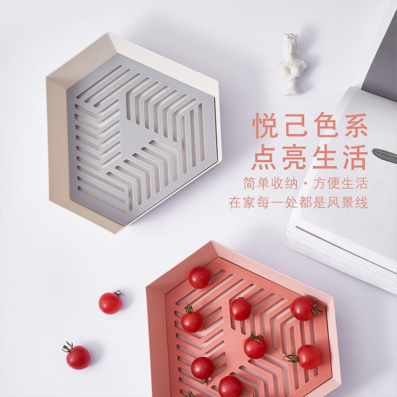 果盘/水果托盘/金属花瓶装饰摆件/三层甜品架/玻璃盘产品图