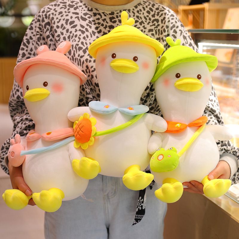 40CM popular little duck plush toy doll, baby sleeping pillow, children's cloth doll Specification image