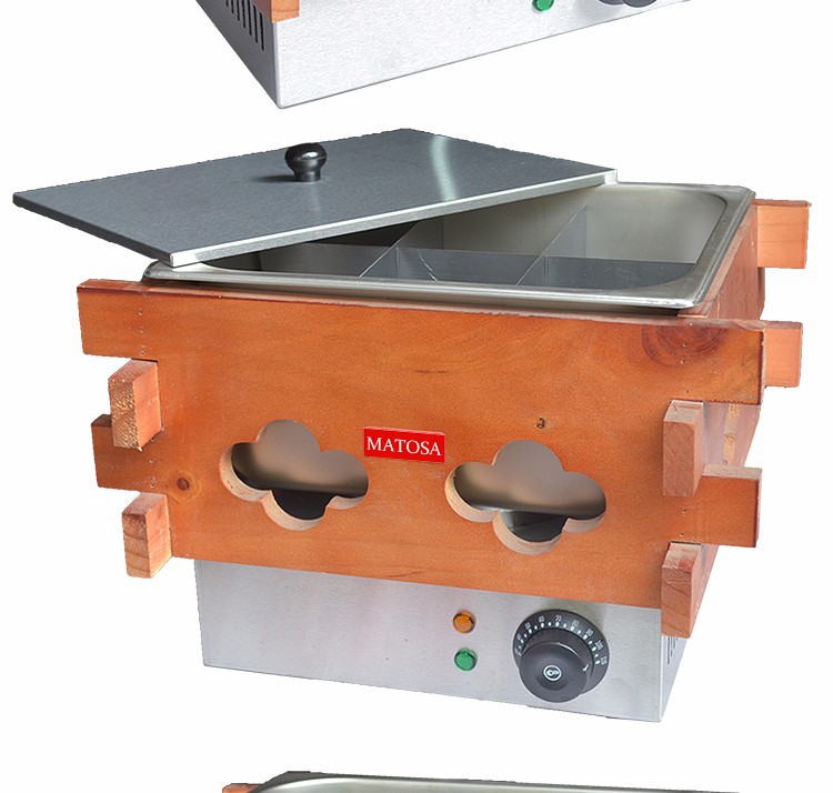 Commercial electric six-compartment oden FY-15A single-tank spicy hot pot, skewer and meatball cooking machine snack equipment detail image 5