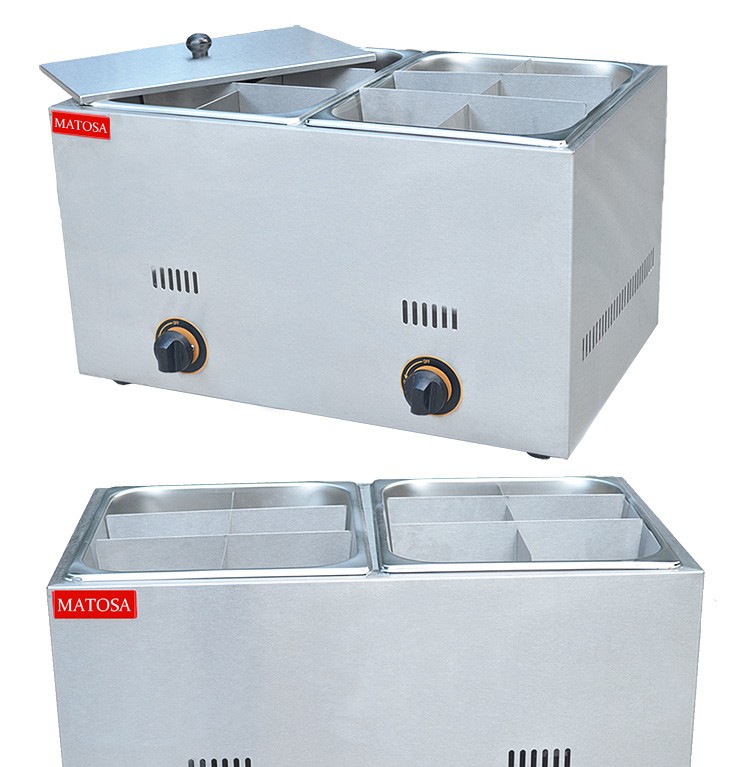 Gas dual-cylinder FY-12.R commercial 12-compartment oden, spicy hot pot machine, skewer and octopus ball machine detail image 4