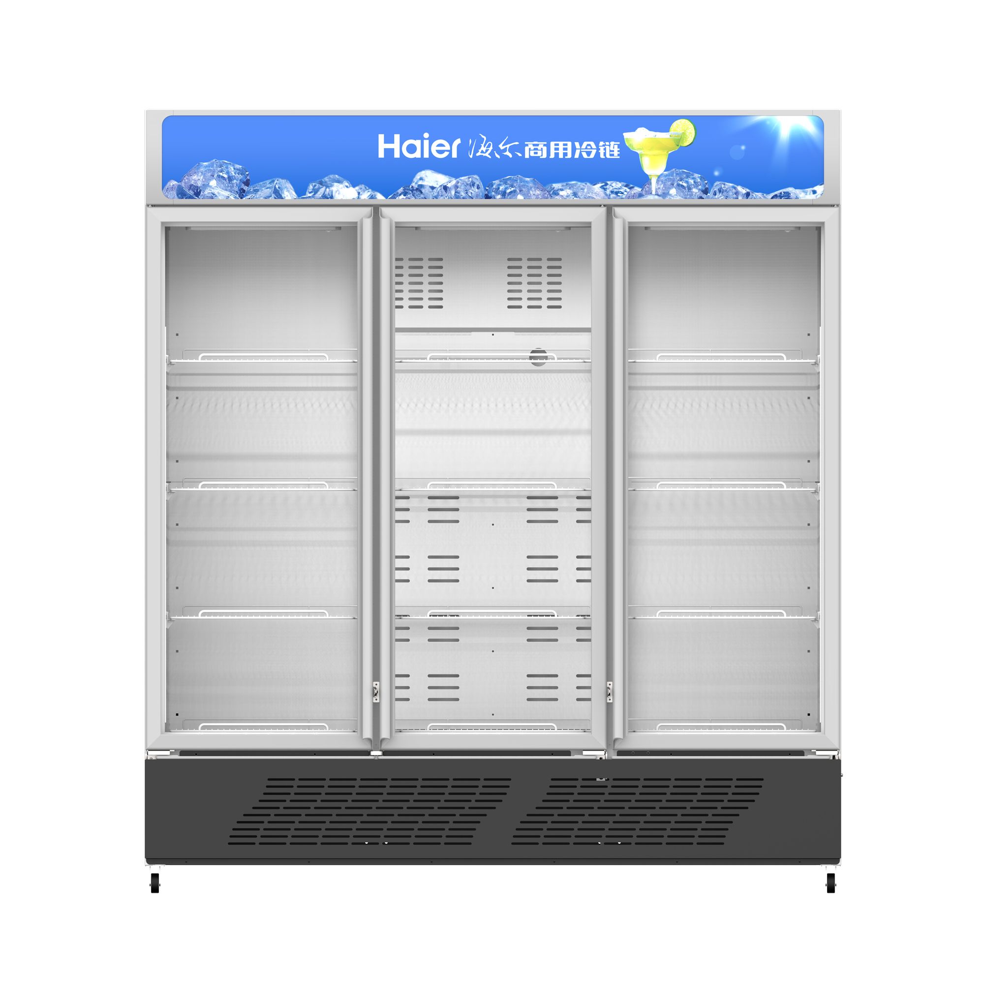 Haier/海尔 SC-1050HS 三门商用立式冷藏柜 展示柜 饮料柜