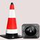 反光PVC路锥红色警示隔离路障红色底座路锥 安全警示雪糕筒隔离锥2图