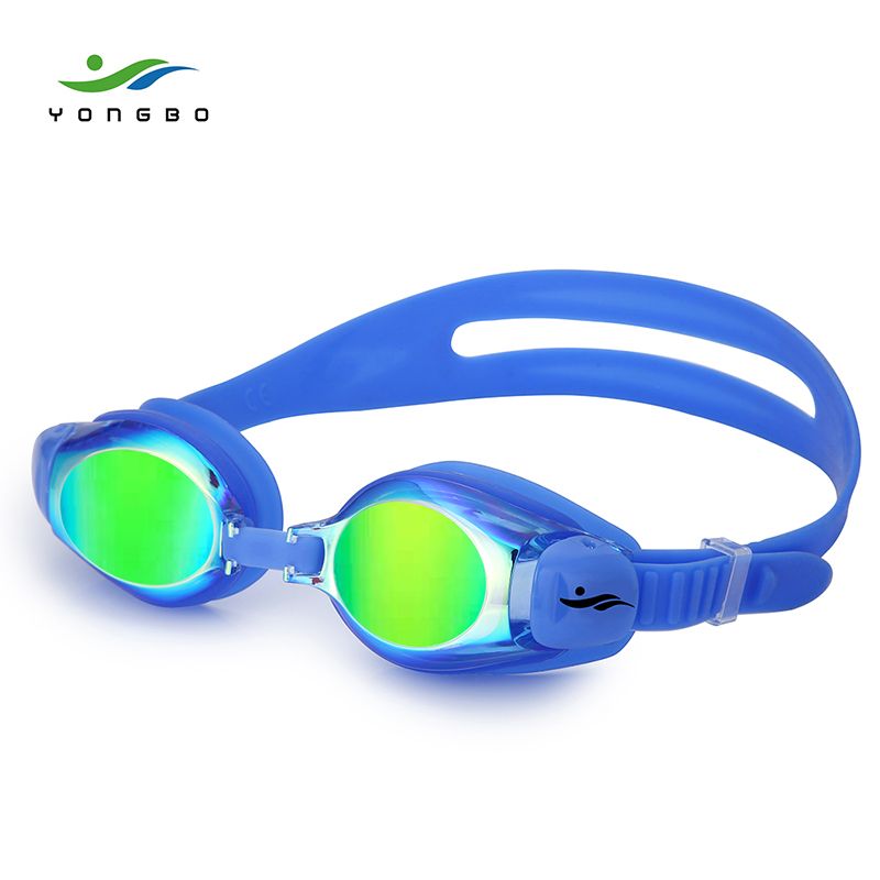 Yongbo Factory direct sales of silicone electroplated anti-fog swimming goggles [Customizable]