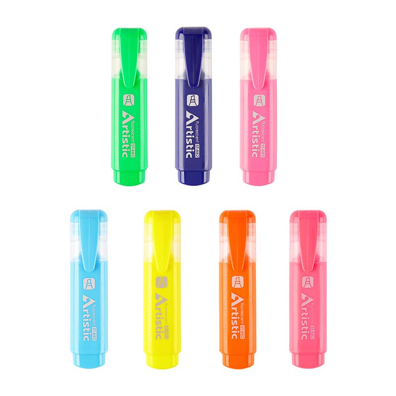 眼荧光标记笔学生用淡色系记号笔标记笔香味荧光笔套装