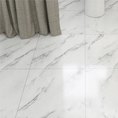 60*60cm white with black stripes Waterproof peel and stick floor tiles Marble pattern vinyl floor peel and stick tiles Suitable thumbnail